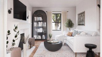 Modern, Glam Living Room by Havenly Interior Designer Hayley