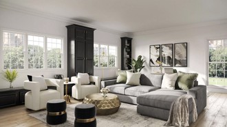 Contemporary, Modern, Glam Living Room by Havenly Interior Designer Hayley
