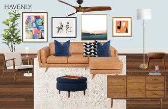 Midcentury Modern Living Room by Havenly Interior Designer Patricia