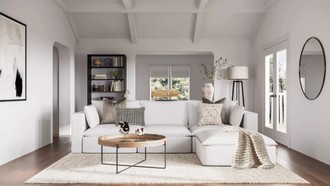 Modern, Minimal, Scandinavian Living Room by Havenly Interior Designer Hayley