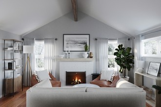 Industrial, Midcentury Modern Living Room by Havenly Interior Designer Amanda