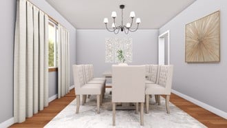 Traditional, Farmhouse Dining Room by Havenly Interior Designer Kylie