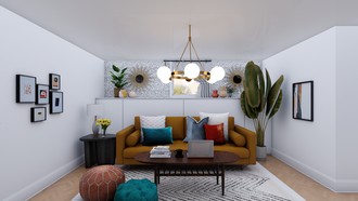 Eclectic, Bohemian, Midcentury Modern by Havenly Interior Designer Gabrielle