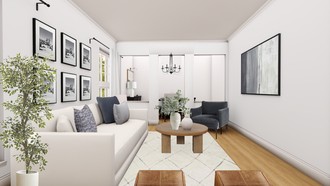 Transitional Living Room by Havenly Interior Designer Daniela