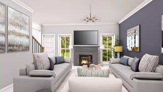 Contemporary, Glam Living Room by Havenly Interior Designer Dalia
