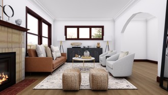 Contemporary Living Room by Havenly Interior Designer Julieta