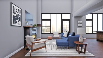 Modern, Midcentury Modern, Scandinavian Living Room by Havenly Interior Designer Ambar