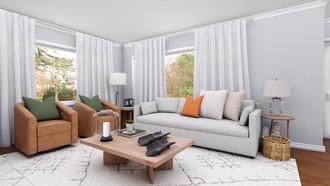 Transitional Living Room by Havenly Interior Designer Ana