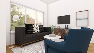 Classic, Industrial Living Room by Havenly Interior Designer Taja
