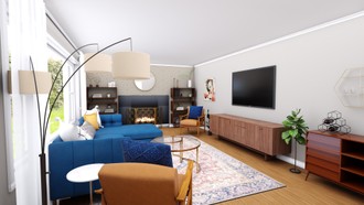 Midcentury Modern Living Room by Havenly Interior Designer Chanel