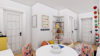 Contemporary, Eclectic Playroom by Havenly Interior Designer Gabriela