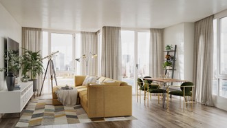Midcentury Modern Living Room by Havenly Interior Designer Monica