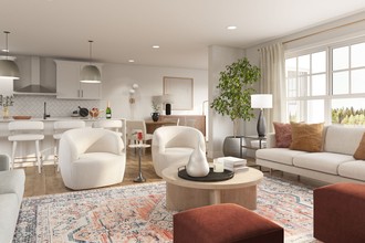 Transitional, Scandinavian Living Room by Havenly Interior Designer Andrea
