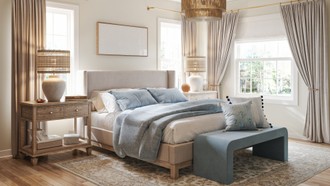 Classic, Coastal, Traditional, Transitional, Preppy Bedroom by Havenly Interior Designer Toussaint