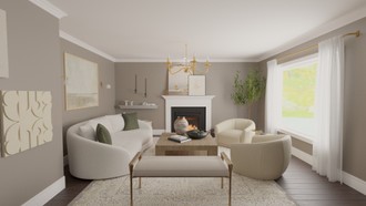 Classic, Rustic Living Room by Havenly Interior Designer Ashley