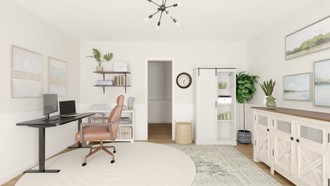 Bohemian, Midcentury Modern Living Room by Havenly Interior Designer Camila