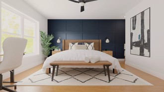 Industrial, Midcentury Modern Bedroom by Havenly Interior Designer Dayana