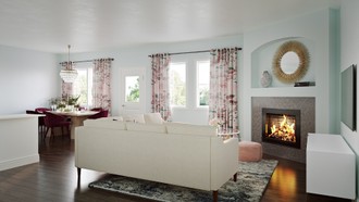 Contemporary, Glam Living Room by Havenly Interior Designer Haley
