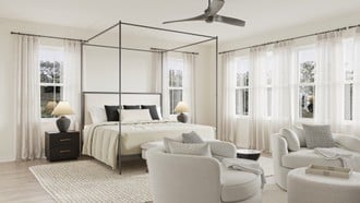 Modern, Coastal, Glam, Minimal, Preppy Bedroom by Havenly Interior Designer Amanda