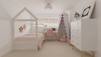Glam, Minimal Bedroom by Havenly Interior Designer Isadora