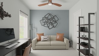 Industrial Office by Havenly Interior Designer Ashley