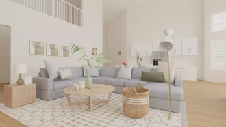 Bohemian, Scandinavian Living Room by Havenly Interior Designer Sofia