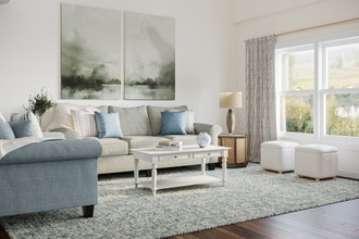 Coastal Living Room by Havenly Interior Designer Kylie