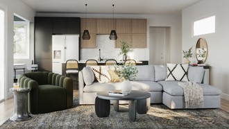 Classic, Transitional, Minimal Living Room by Havenly Interior Designer Marisa