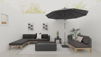 Modern, Midcentury Modern Outdoor Space by Havenly Interior Designer Agostina