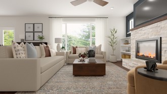Modern, Classic Living Room by Havenly Interior Designer Maria