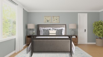 Contemporary, Modern, Traditional, Farmhouse, Transitional Bedroom by Havenly Interior Designer Jamie