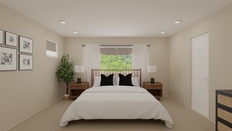 Modern, Bohemian, Midcentury Modern Bedroom by Havenly Interior Designer Hui