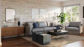 Modern, Industrial Living Room by Havenly Interior Designer Florencia