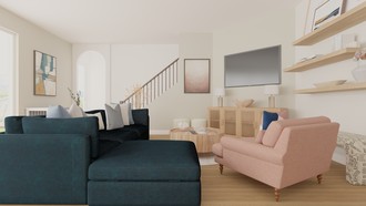 Contemporary Living Room by Havenly Interior Designer Sorraya