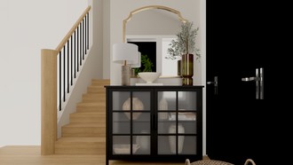 Contemporary, Farmhouse, Transitional Entryway by Havenly Interior Designer Julieta