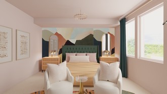Modern, Eclectic, Glam Bedroom by Havenly Interior Designer Cami