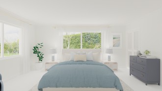 Modern, Bohemian, Coastal Bedroom by Havenly Interior Designer Cami
