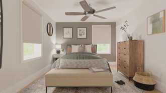 Transitional Bedroom by Havenly Interior Designer Karina