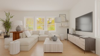 Minimal Living Room by Havenly Interior Designer Montserrat