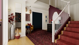 Classic, Eclectic, Global Entryway by Havenly Interior Designer Jonica