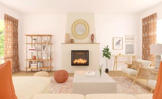 Bohemian Living Room by Havenly Interior Designer Rachel