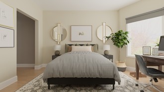 Transitional Bedroom by Havenly Interior Designer Regina