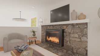Minimal Living Room by Havenly Interior Designer Florencia