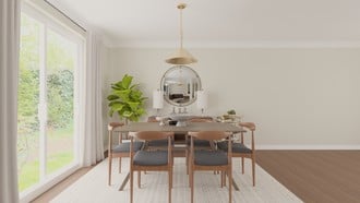 Modern, Classic, Industrial, Traditional, Transitional, Midcentury Modern Dining Room by Havenly Interior Designer Nicole