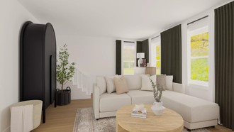 Contemporary, Coastal, Traditional, Global Living Room by Havenly Interior Designer Teejai