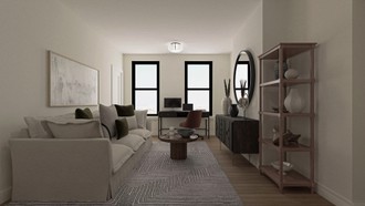 Transitional, Minimal Living Room by Havenly Interior Designer Diego