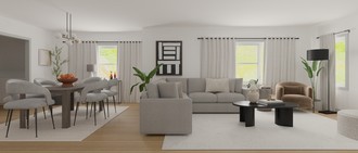 Contemporary, Modern, Midcentury Modern Living Room by Havenly Interior Designer María