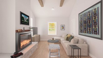 Preppy Living Room by Havenly Interior Designer Diego