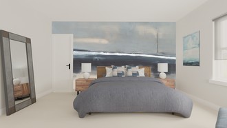 Bohemian, Midcentury Modern, Scandinavian Bedroom by Havenly Interior Designer Austin