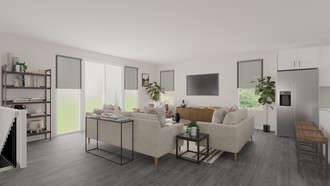 Contemporary Living Room by Havenly Interior Designer Austin